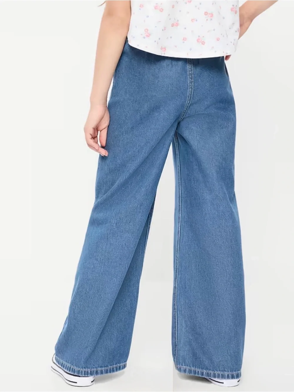 Old Navy Pull-On Super Baggy Wide-Leg Denim Jeans for Girls